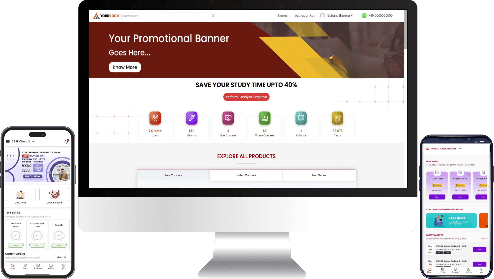 Study Exams single feature